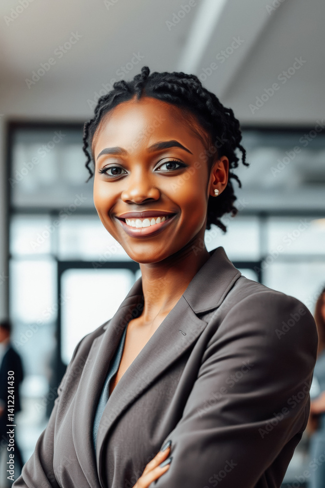Confident African-American Businesswoman Portrait