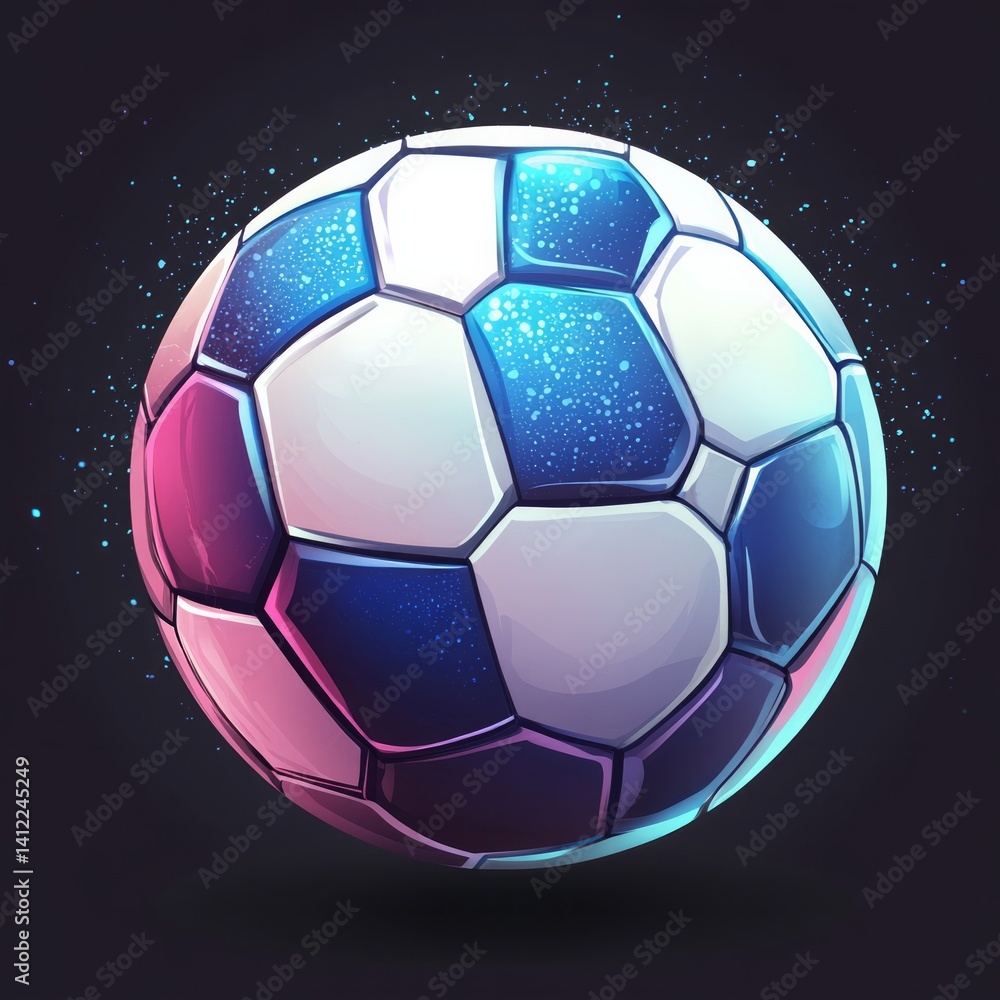 Naklejka premium soccer ball icon