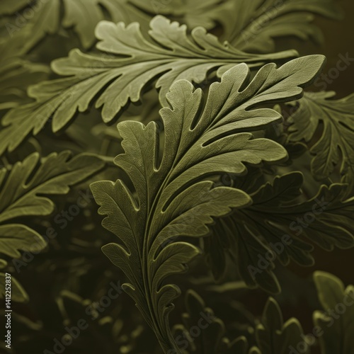 green leaves background