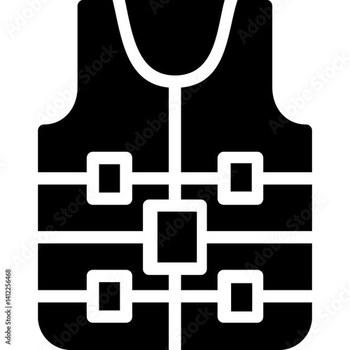 Sleeveless Shirt Glyph Icon