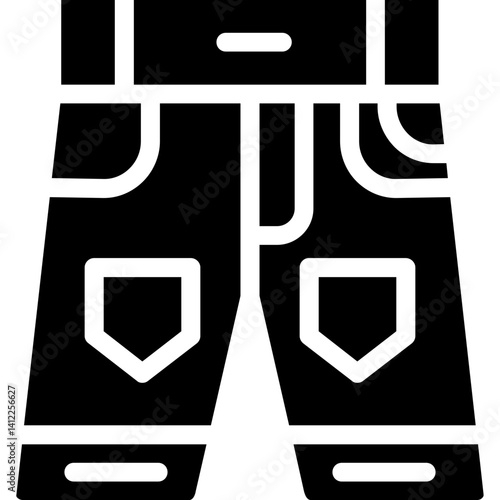 Swim Trunks Glyph Icon