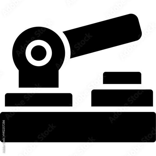 Hole Punch Glyph Icon