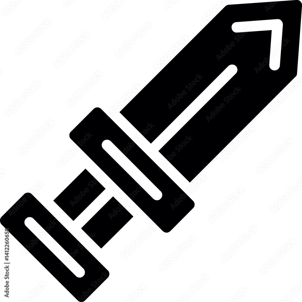 Ancient Weapon Glyph Icon Ancient Weapon Glyph Icon