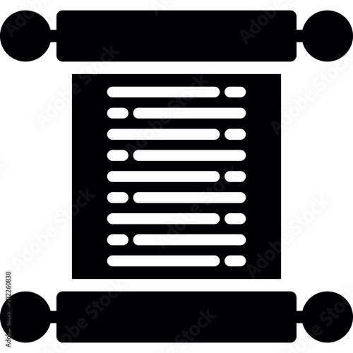 Ancient Writing Glyph Icon