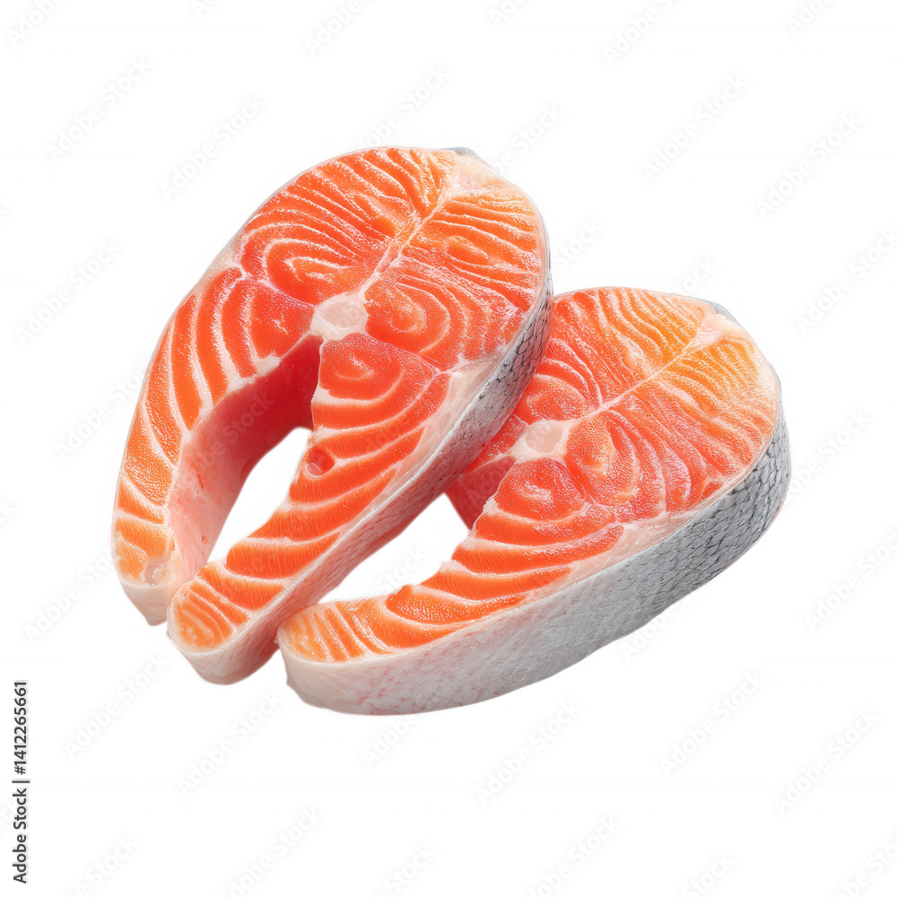 Fresh Raw Salmon Fillet Meat Slice Isolated Healthy Seafood on Cutout Transparent Background Fresh Raw Salmon Fillet Meat Slice Isolated Healthy Seafood on Cutout Transparent Background