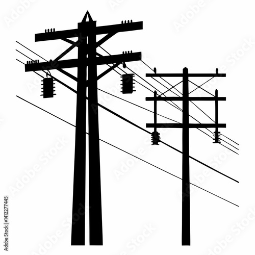 high voltage power line