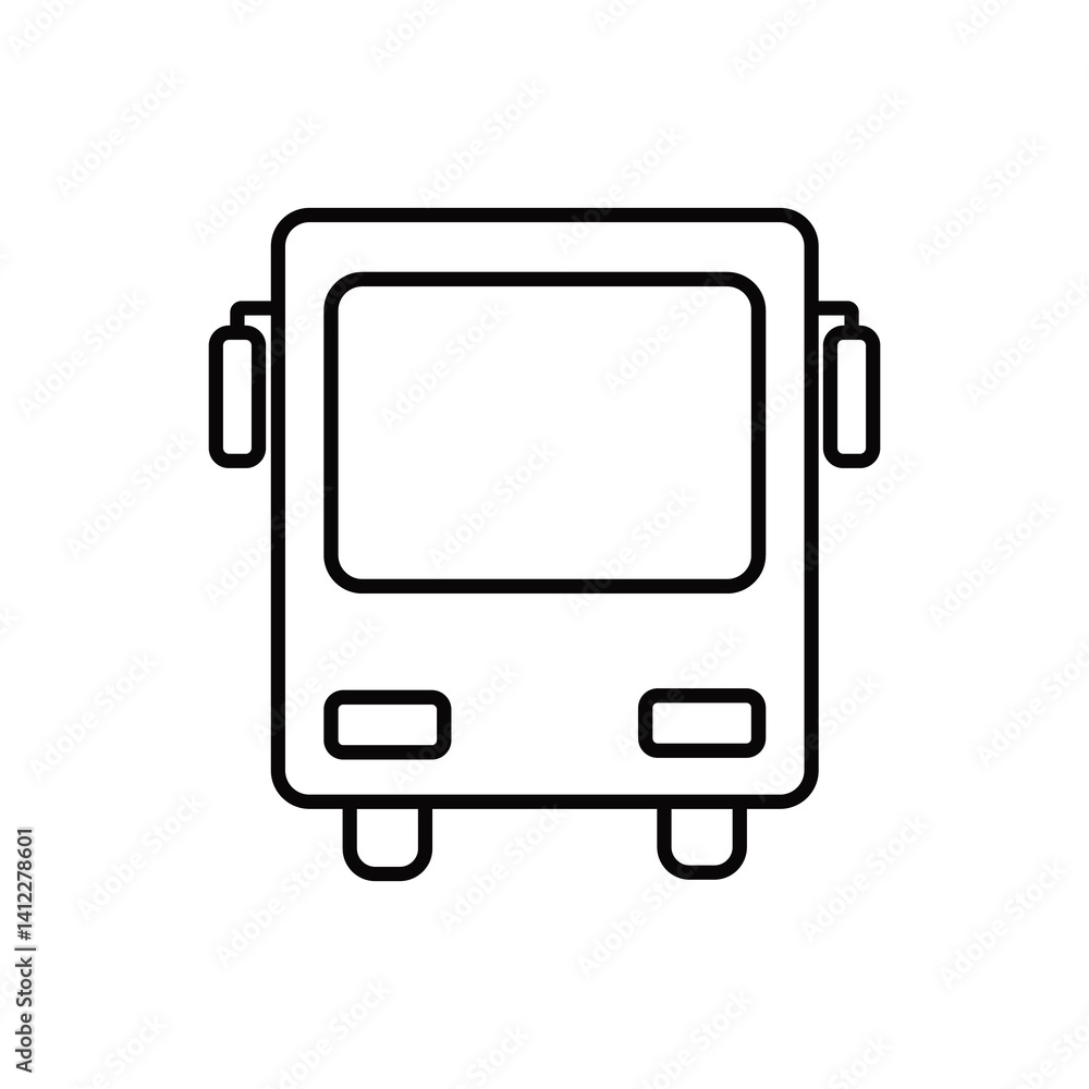 bus icon vector black luxury model bus icon vector black luxury model