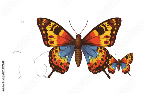 Stunning butterfly illustrations highlighting nature’s charm