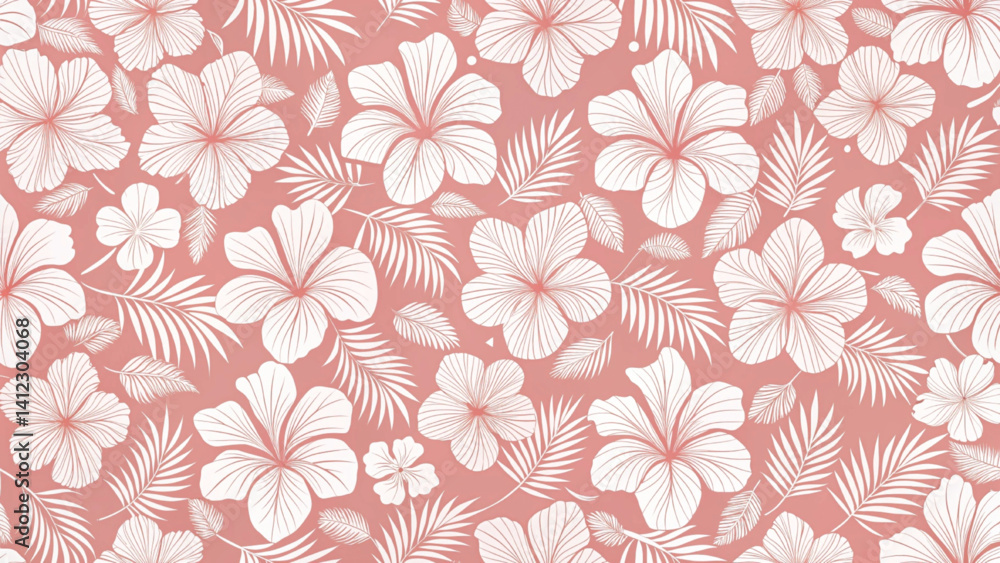 Floral Pattern Minimal seamless Vector Floral Pattern Minimal seamless Vector