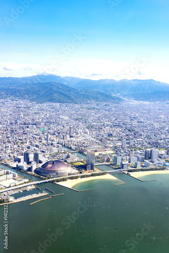 Foto 上空から見た福岡ベイエリア