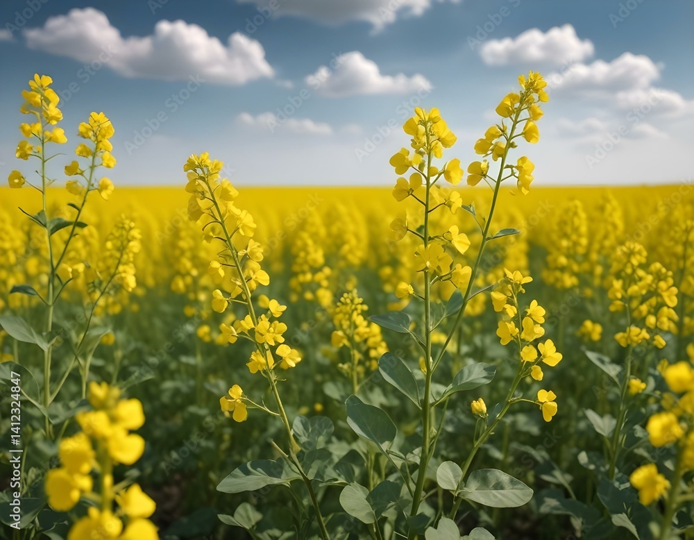 blurred background of yellow rapeseed on a background of the sky. selective focus on color. canola field with ripe rapeseed, agricultural background. blurred background of yellow rapeseed on a background of the sky. selective focus on color. canola field with ripe rapeseed, agricultural background.
