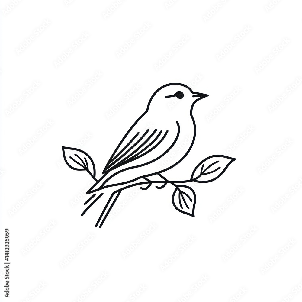 Obraz premium Bird on Branch