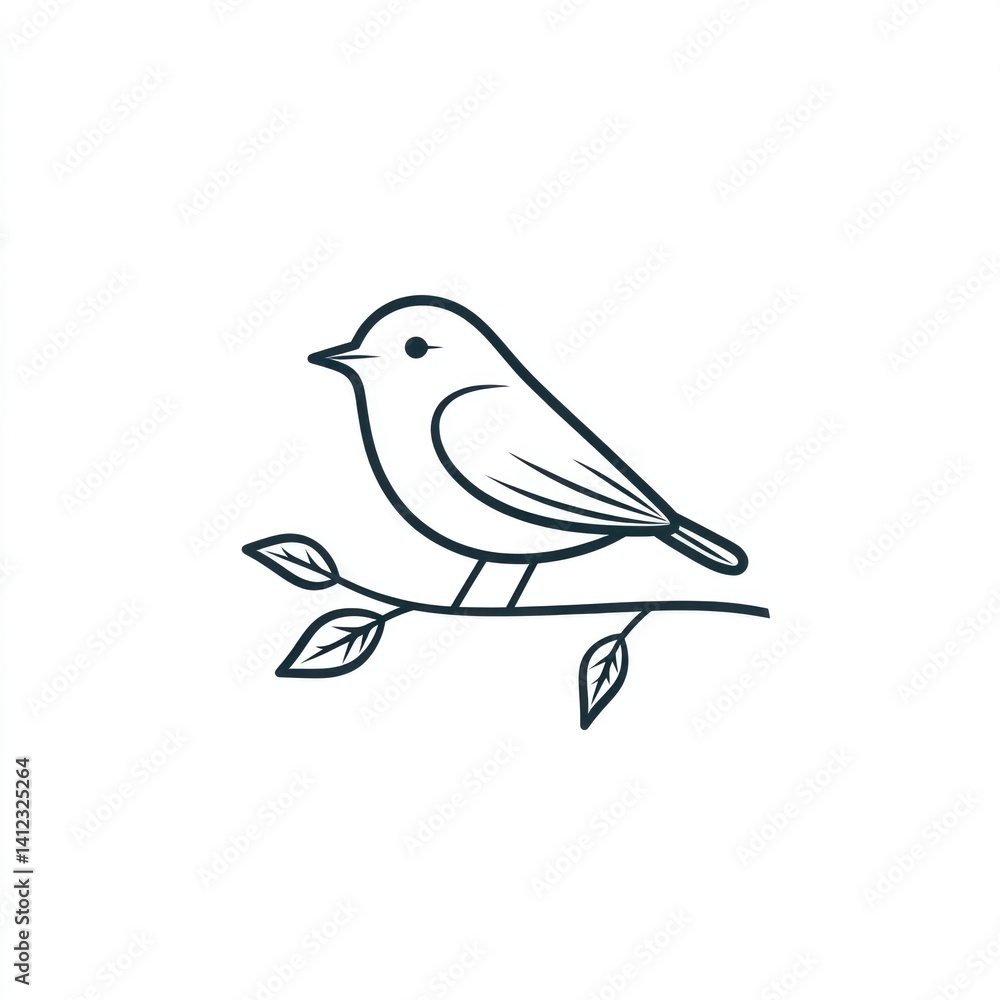 Obraz premium Bird on Branch