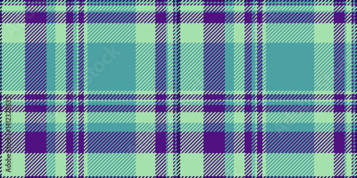 Vibrant teal and purple plaid pattern.  Perfect for textile design, fashion, website backgrounds, or any project needing a stylish and modern textured feel.