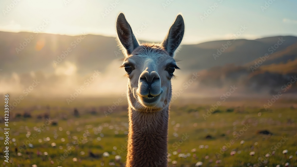 llama in the zoo