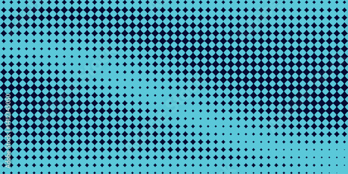 Wide Glitch Banner Background. Purple Cross Lines Pixels Design for Banners, Web Pages, Presentations. Purple Blue Bright Game Background. Vector Illustration.