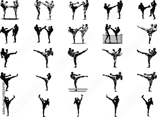 Kickboxer Svg