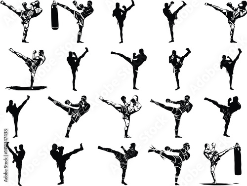 Kickboxer Svg