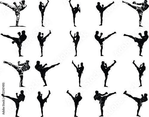 Kickboxer Svg