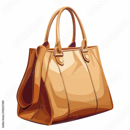 female handbag isolated on white
