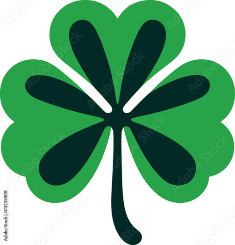 four leaf clover vector illustration