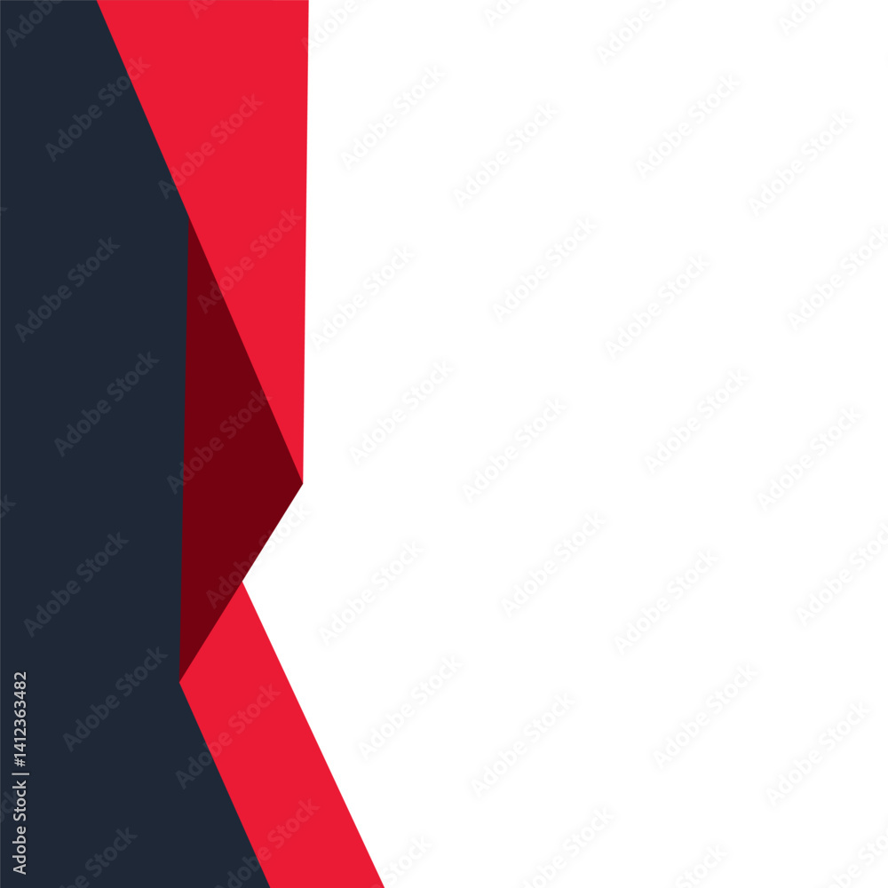 Naklejka premium Geometric Border Side