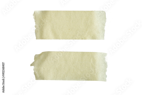 White masking tape on isolate white background.