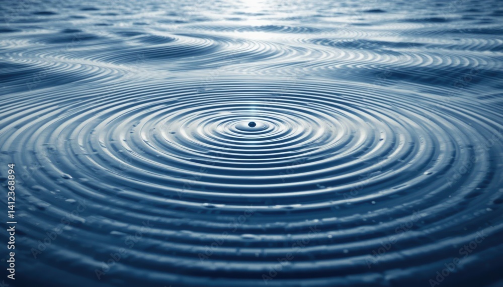 Rippling water circles creating patterns tranquil lake nature photography serene environment close-up view fluid dynamics concept Rippling water circles creating patterns tranquil lake nature photography serene environment close-up view fluid dynamics concept