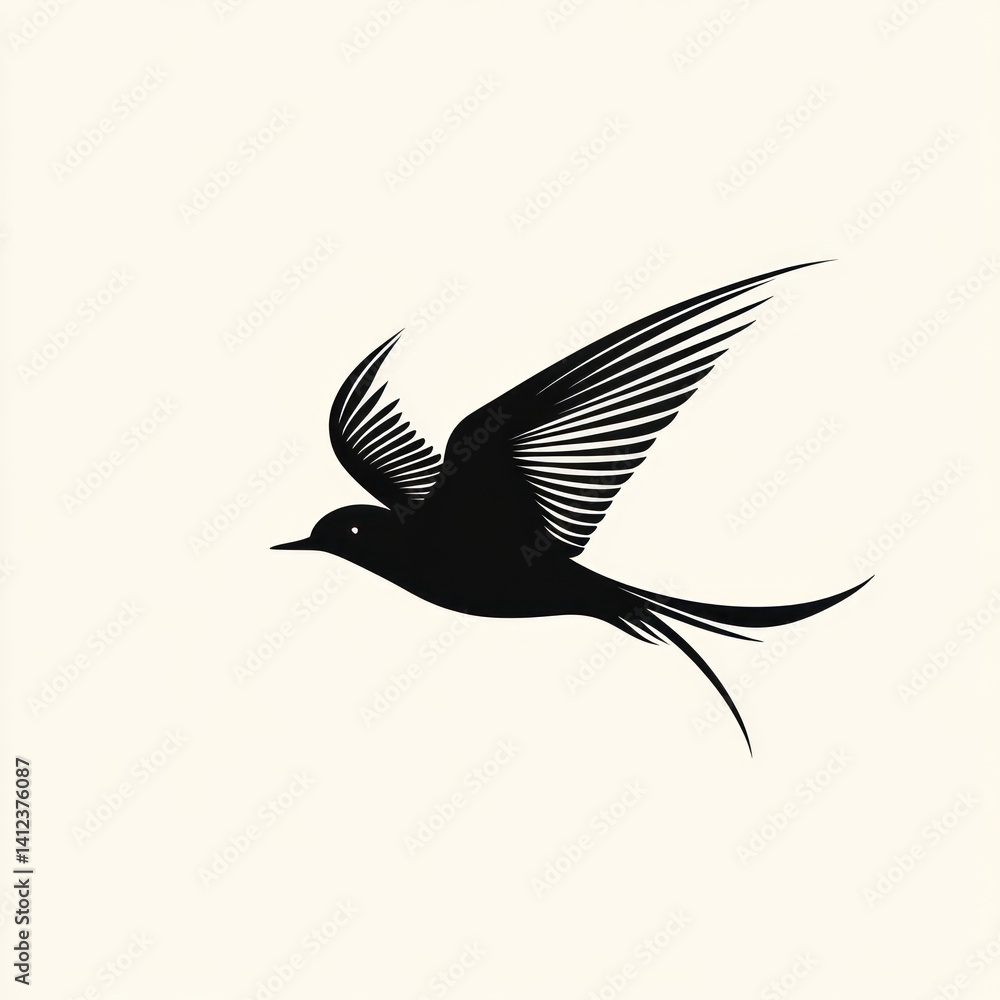Obraz premium Soaring Silhouette