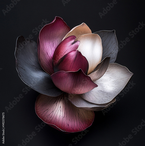 Obraz na płótnie The cotton tree petal embodies strength, resonating with intense sports like fencing; the bauhinia petal is light, connecting to the agility of rugby; the lotus petal is gentle w salonie