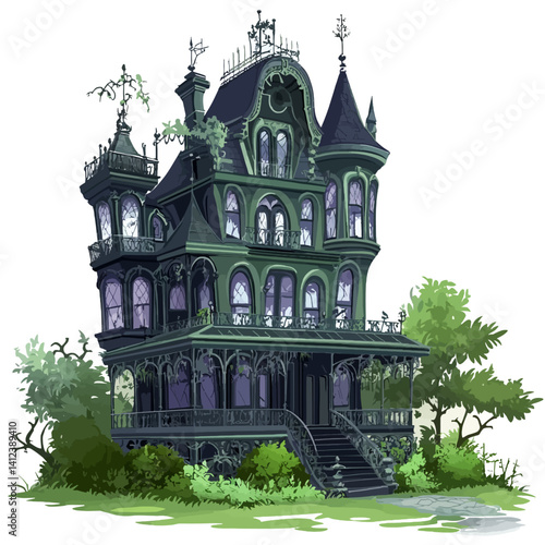 castle in the forest