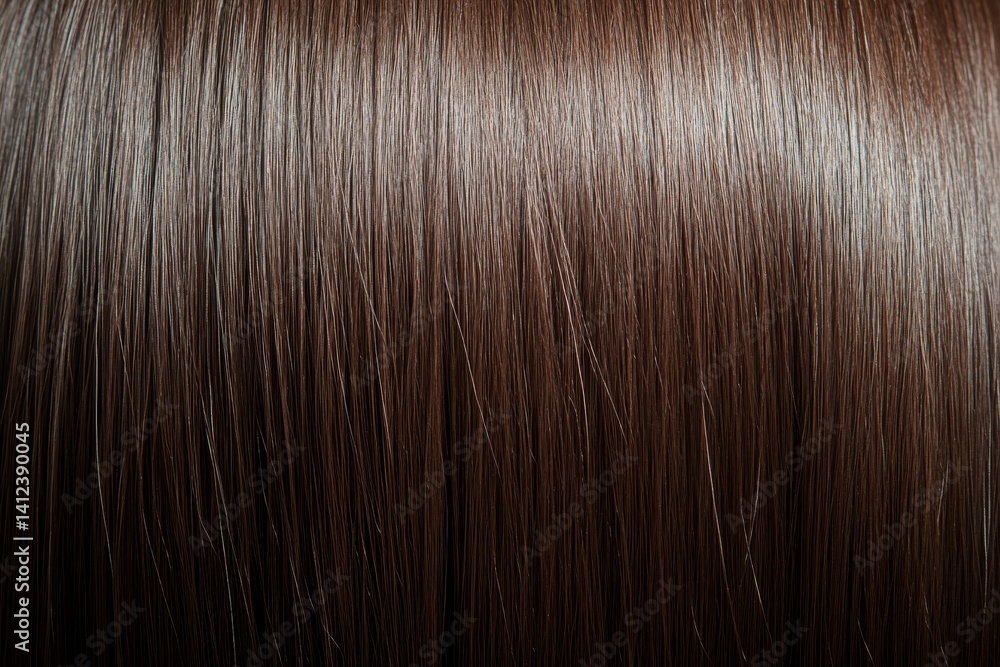Naklejka premium A beauty salon is where a hairdresser is currently working with a young woman