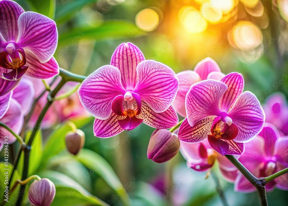 Pink Purple Orchid Bloom, Elegant Flower Photography, Delicate Orchid Petals, Candid Orchid Image, Closeup Orchid Pink Purple Orchid Bloom, Elegant Flower Photography, Delicate Orchid Petals, Candid Orchid Image, Closeup Orchid