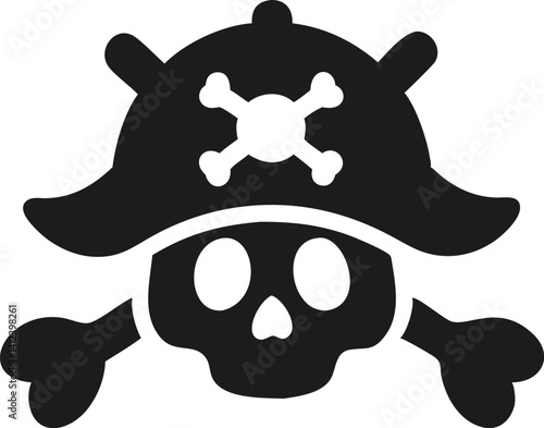 pirate ship logo icon