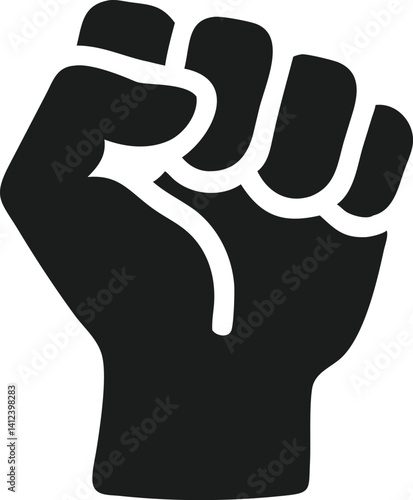 rise fist icon