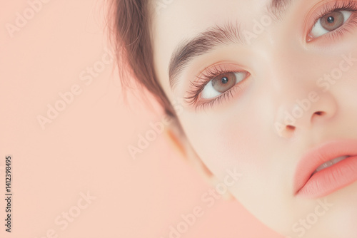 美女の目元 The eyes of a beautiful woman