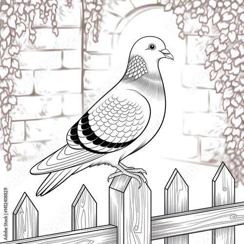 bird on a fence