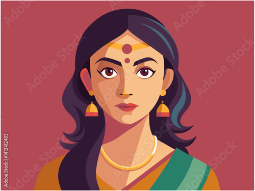 woman in traditional saree