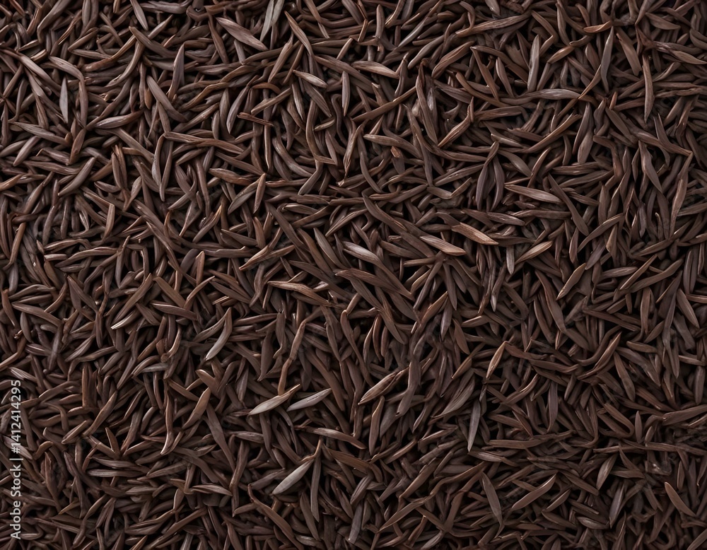 dark wild rice isolated on a white background dark wild rice isolated on a white background