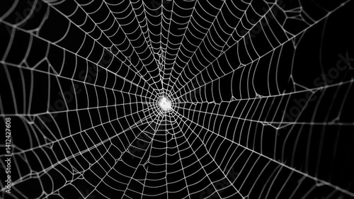 Wallpaper Mural Intricate spider web pattern design animated overlay, transparent 4K video, alpha channel, ProRes 4444 Torontodigital.ca