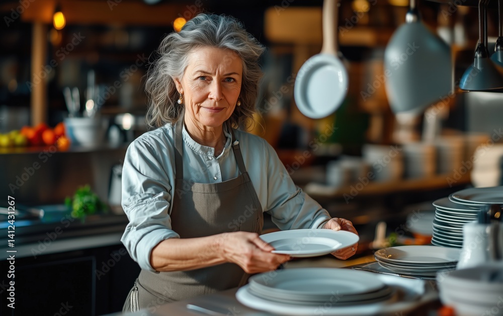 Experienced Restaurant Worker in a Busy Kitchen Experienced Restaurant Worker in a Busy Kitchen