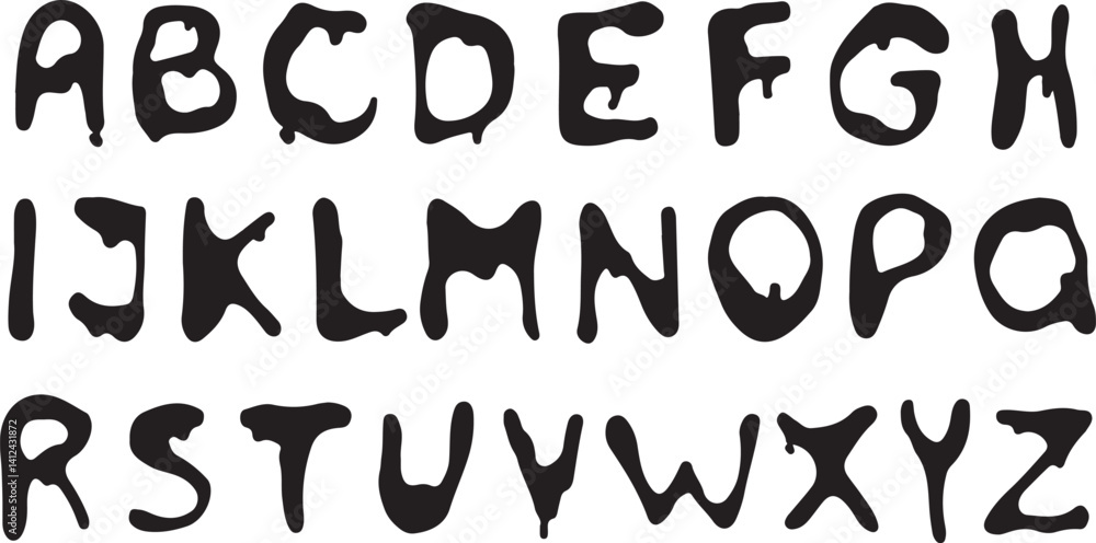 Icon set of scary Halloween horror movie font letters in latin alphabet. Concept of typography calligraphy movie music tattoo graffiti. Vector icons isolated on transparent background.
Icon set of scary Halloween horror movie font letters in latin alphabet. Concept of typography calligraphy movie music tattoo graffiti. Vector icons isolated on transparent background.