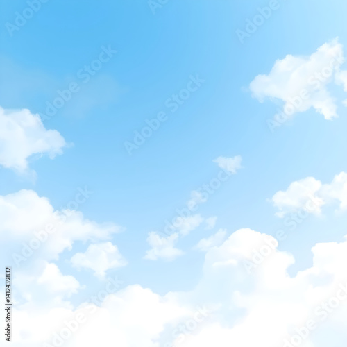 몽환적인푸른하늘구름배경