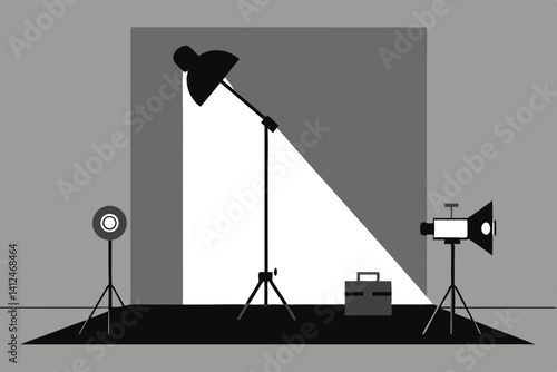 silhouette of a microphone