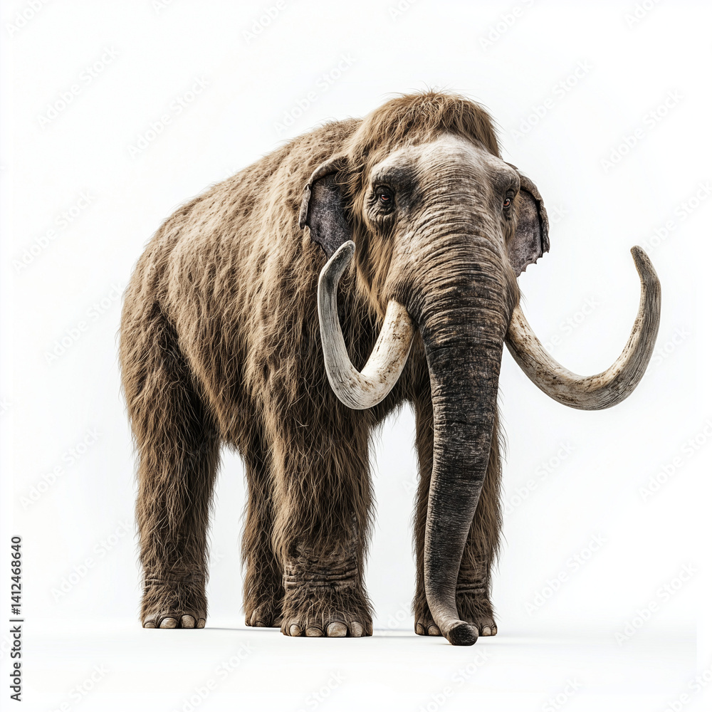 Obraz premium mommothisolated on white