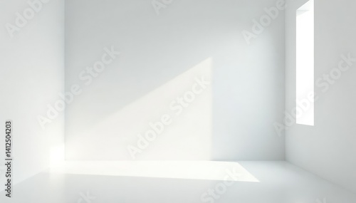 Wallpaper Mural Bright, pristine white studio setting with empty space, empty, clean lines Torontodigital.ca