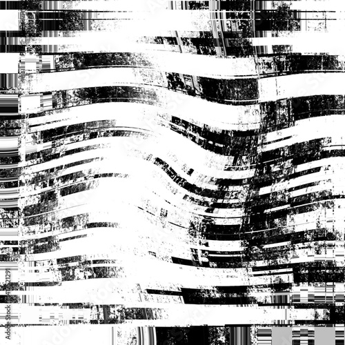 Black and white grungy abstract background. Grungy frame. Vector illustration
