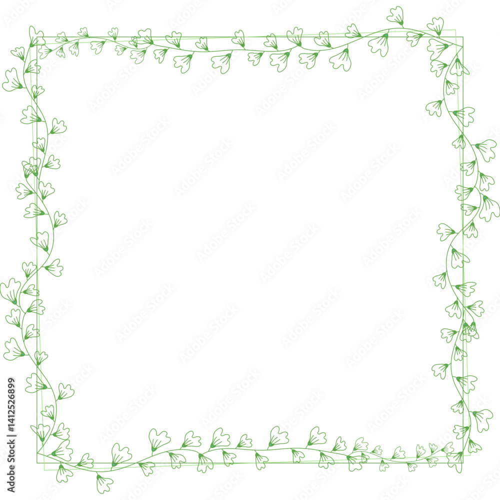 Floral border frame Floral border frame