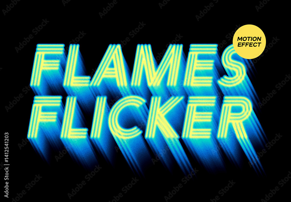 Speed Motion Text Effect Mockup Stock Template | Adobe Stock