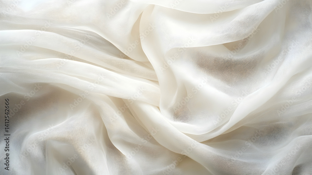 Obraz premium white silk background